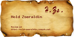 Hold Zseraldin névjegykártya